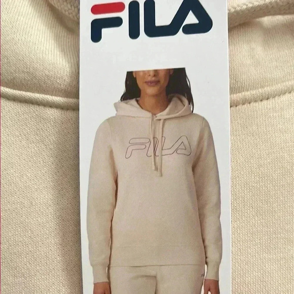 Fila Women's Beige Hoodie Sweater - Picture 6 of 6